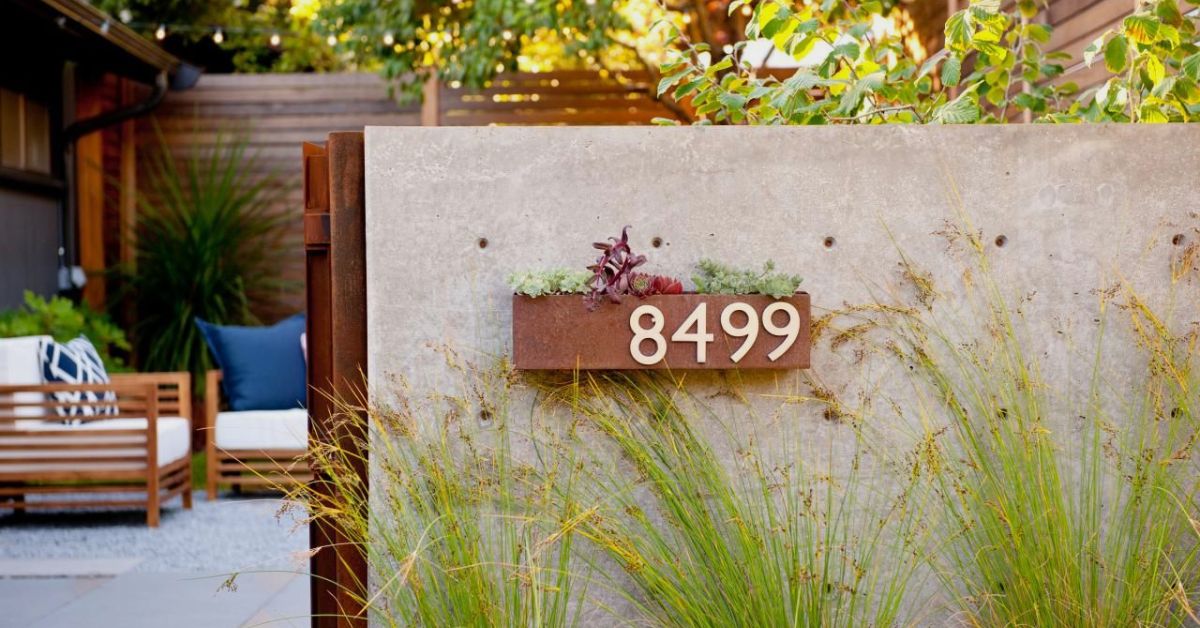 Backlit House Numbers